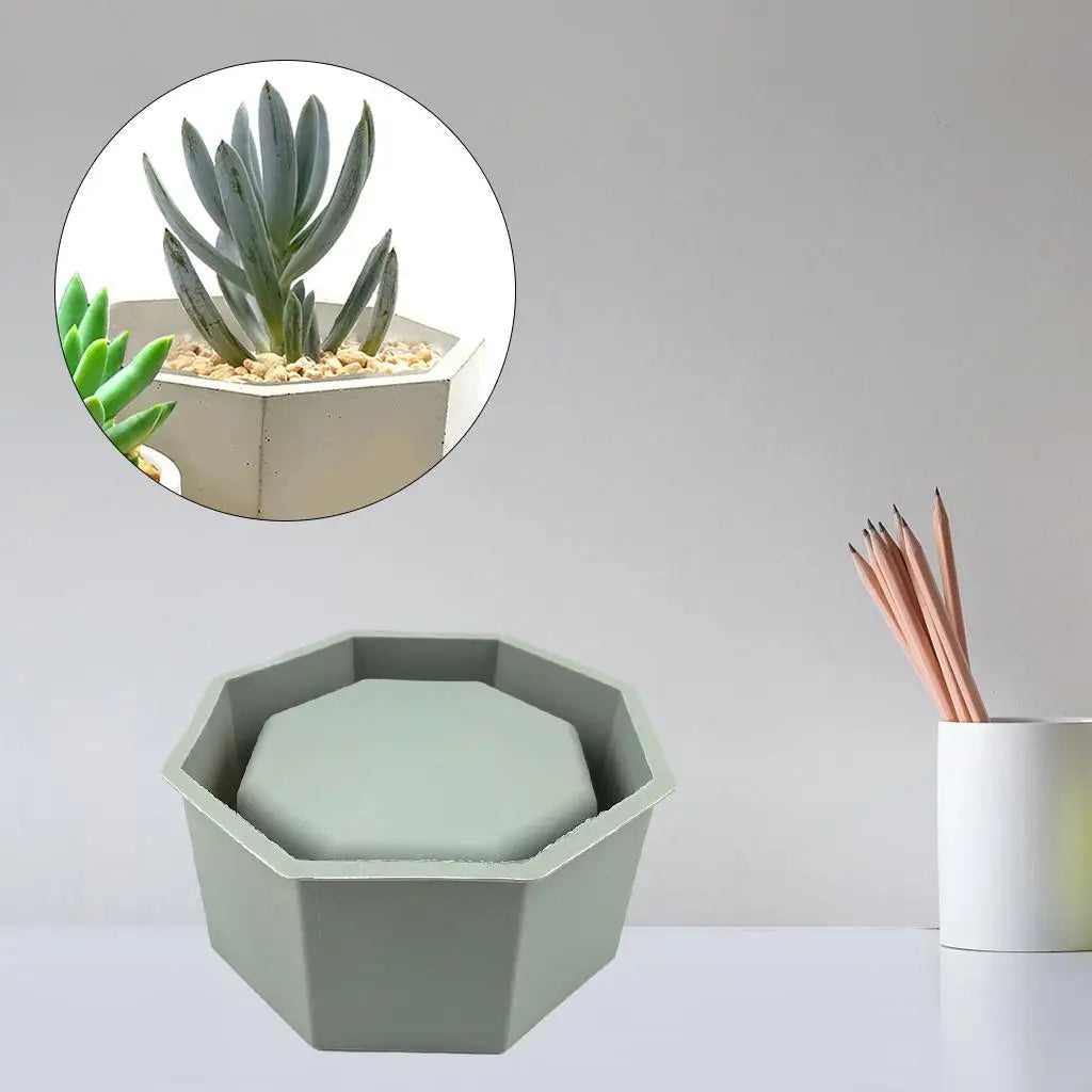 Greeny Succulent Plants Pot Mold