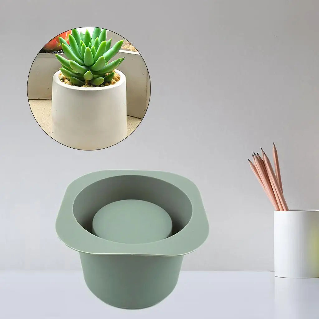 Greeny Succulent Plants Pot Mold