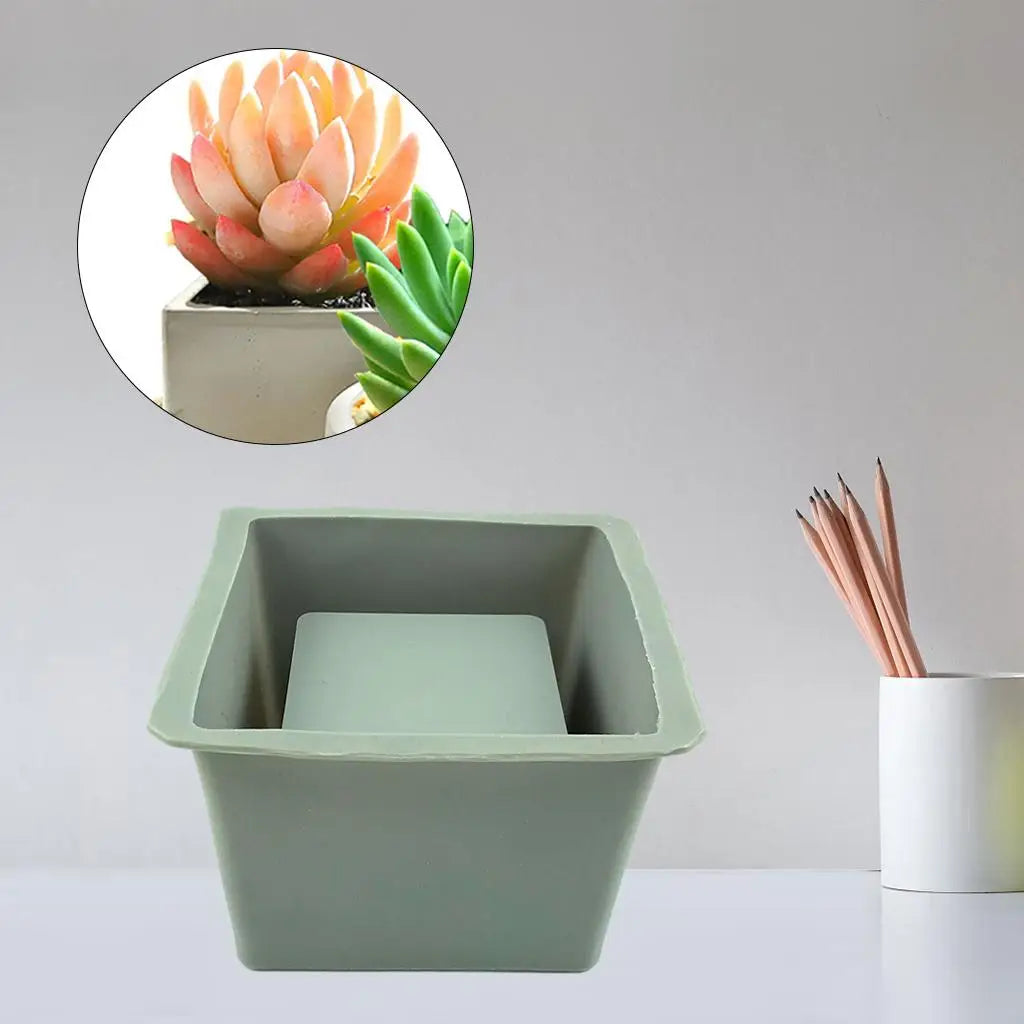 Greeny Succulent Plants Pot Mold